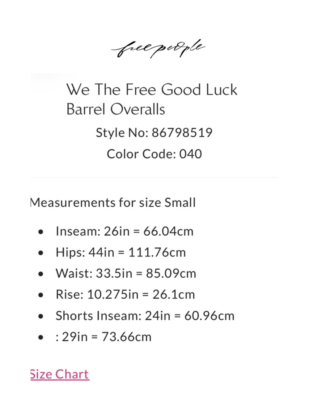 We The Free Good Luck Barrel Overalls in Ultra Light Beam - Picture 6 of 8